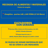 Cazadores con Ucrania puntos de recogida